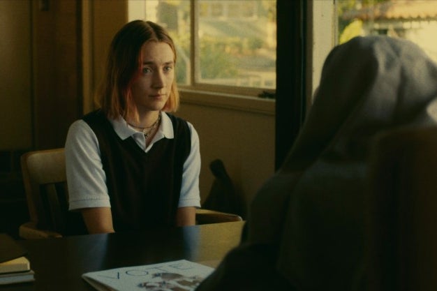Lois Smith and Saoirse Ronan in Lady Bird